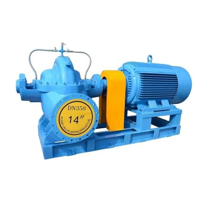 22-1800kW ปั๊มดูดคู่แบบขั้นตอนเดียว, ปั๊มน้ำไฟฟ้าไหลสูง ISO9001
