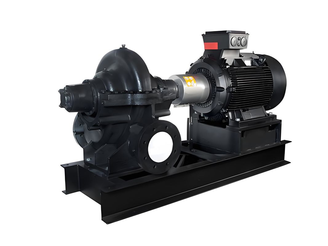 HT เท่ากับปั๊มกรอบแยกแนวราบ Grundfos LS; ปั๊มระยะเดียวหรือระยะสองจากเหล็กไร้ขัด
